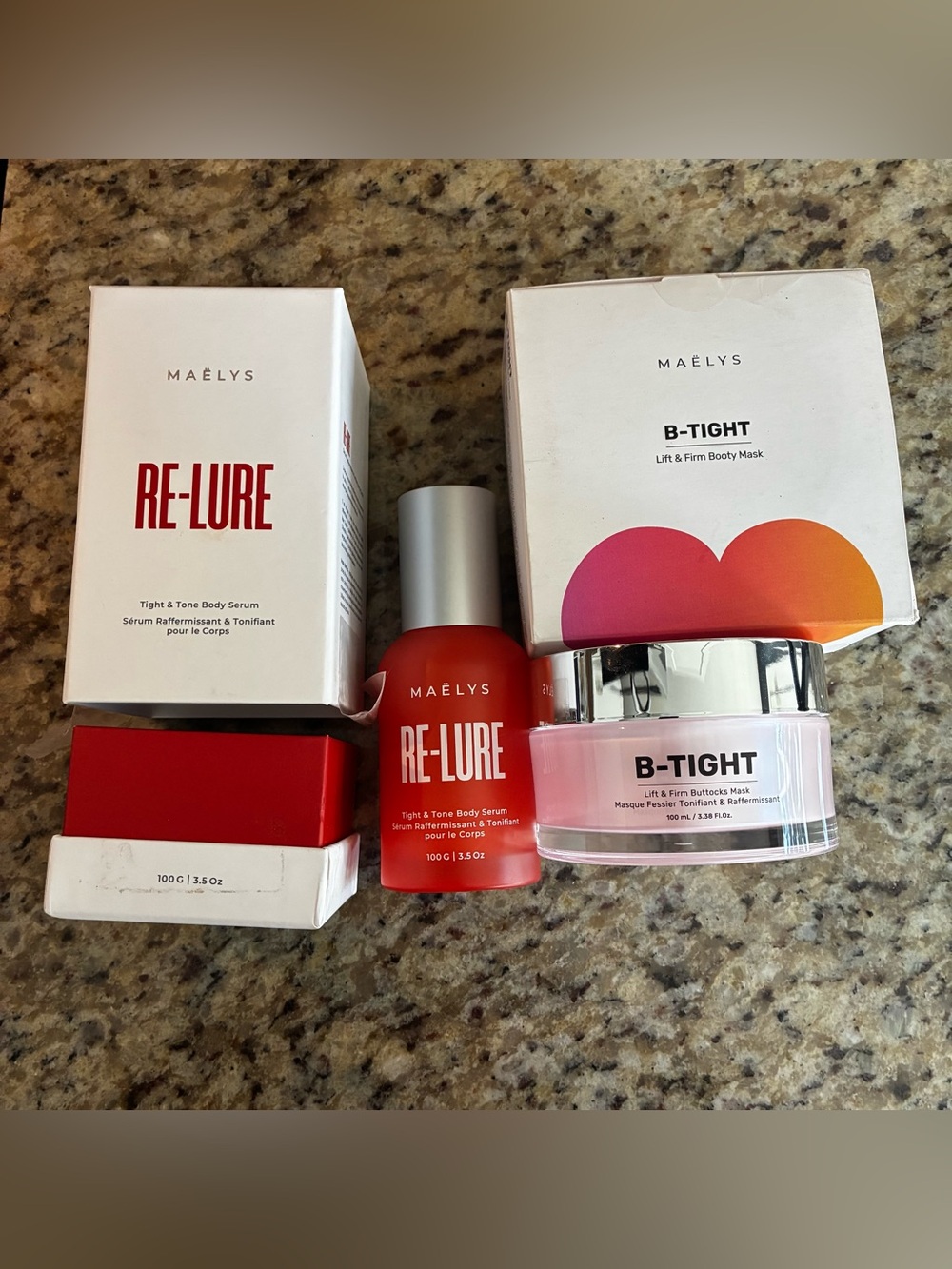 NEW Maelys Cosmetics B-Tight Lift Firm Booty Mask & Relure Tight&Firm Body Serum